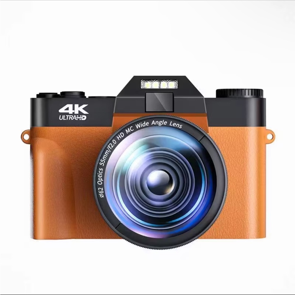 Retro analogue 35mm film camera with 4K Ultra HD video recording